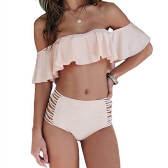 Other - 👙Off the shoulder high waisted bikini